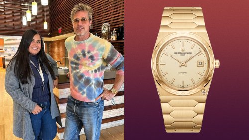 La nouvelle montre en or jaune de Brad Pitt est l'un des plus beaux modèles sortis en 2022