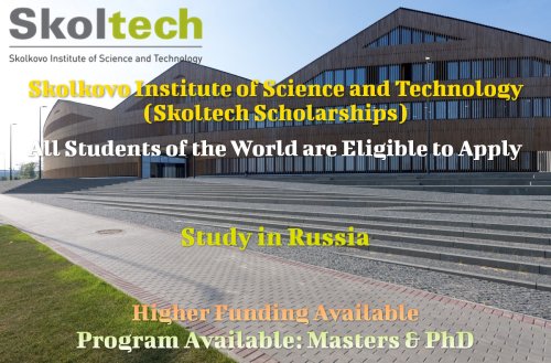 Skoltech Scholarships 2022 in Russia for International Students (Funded)