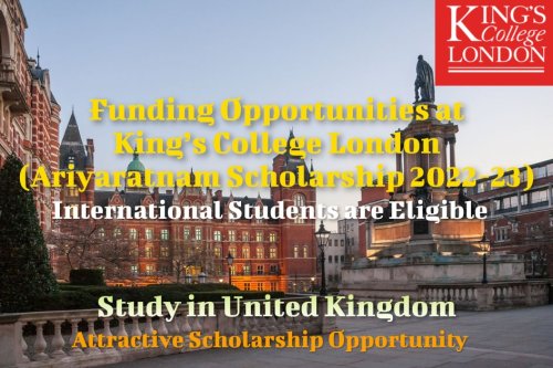 Funding Opportunities at King’s College London, Get £30,000