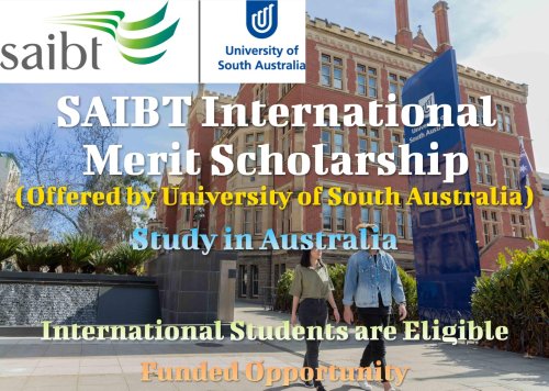 SAIBT International Merit Scholarship at University of Australia (Funded)