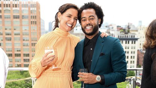 Katie Holmes and Boyfriend Bobby Wooten III Go Red Carpet Official