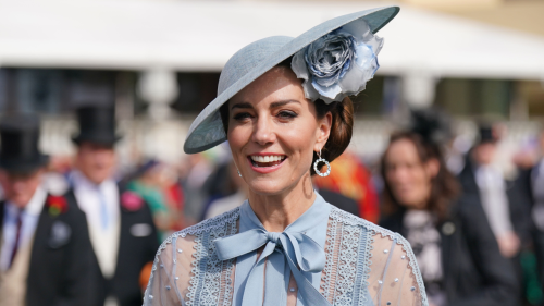 Kate Middleton Goes Sheer and Prince William Wears a Top Hat to Host a