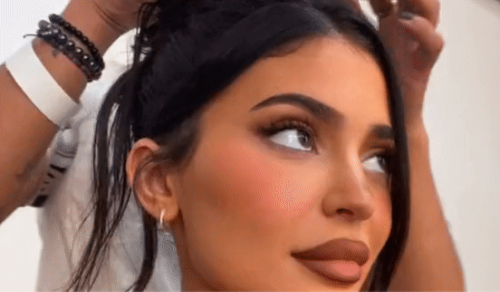 Kylie Jenner Gives TikTok’s ‘Modern Top Knot’ An Edgy Twist