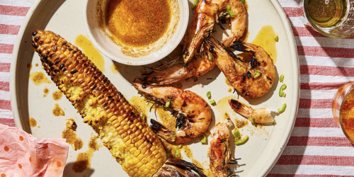 Prawns with Sweetcorn and Special Seafood Seasoning Dust Recipe