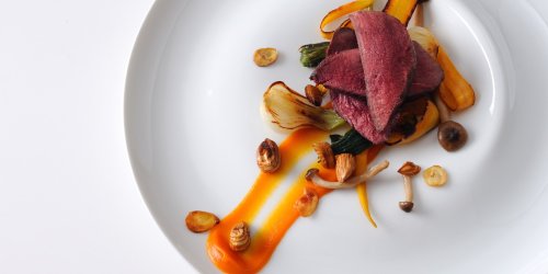 Wood Pigeon Recipe With Bok Choi and Cobnuts
