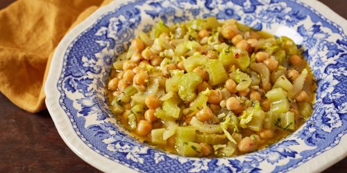 Braised Celery and Chickpeas Recipe - Great British Chefs