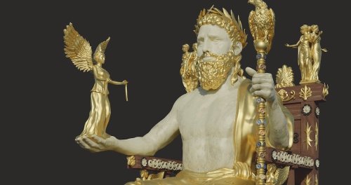 Massive Golden Statue of Zeus Comes Back to Life