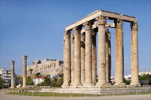 The Splendor of the Temple of Olympian Zeus in Athens