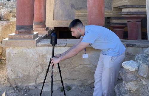 Greek Student Maps The Palace of Knossos With 3D Lasers