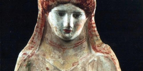 The Colorful Bust of a Sad Deity Found at Amphipolis Ancient Grave