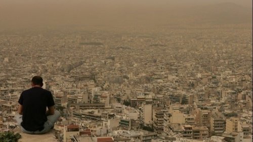 African Dust Cloud Blankets Greece