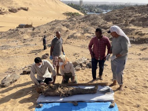 Tomb with Greek Mummy Unearthed in Aswan, Egypt