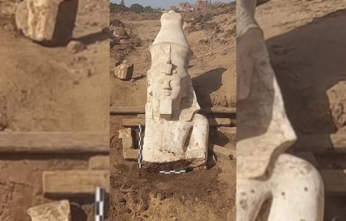 Giant Statue of Ramesses the Great Uncovered in Egypt