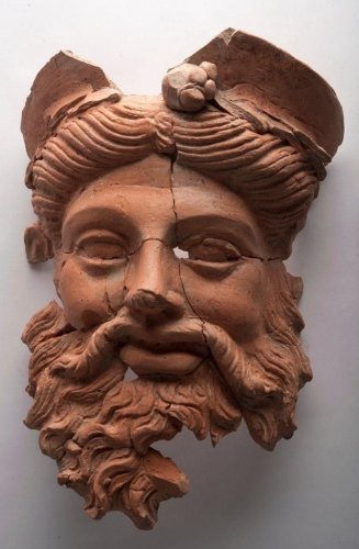 Ancient Mask of Greek God Dionysus Found in Western Turkey