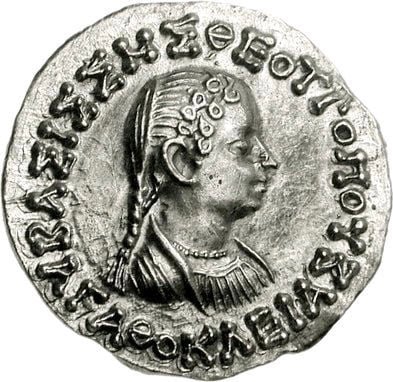The Ancient Greek Queen of India, Agathoclea Theotropos