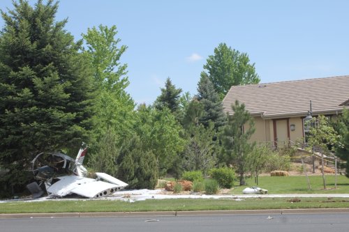 Two killed when single-engine plane crashes in Broomfield neighborhood