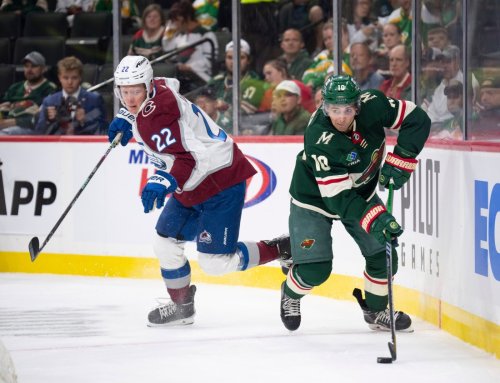 “Be a goldfish”: Avs center hopeful Fredrik Olofsson looks like he’s making the most of his opportunity