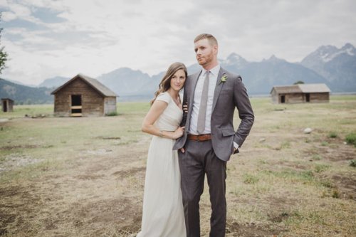 Grand Teton, Wyoming Wedding: Rachelle + Brian