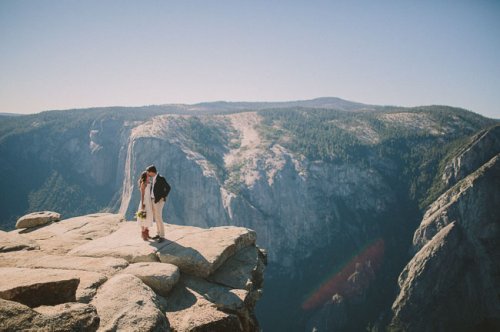 Yosemite Cliffside Elopement: Shamiah + Pascal