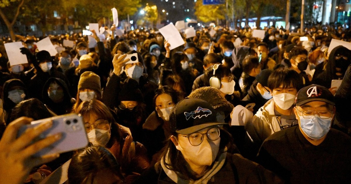 World in Photos: In China — vigils, protests and fears of a crackdown