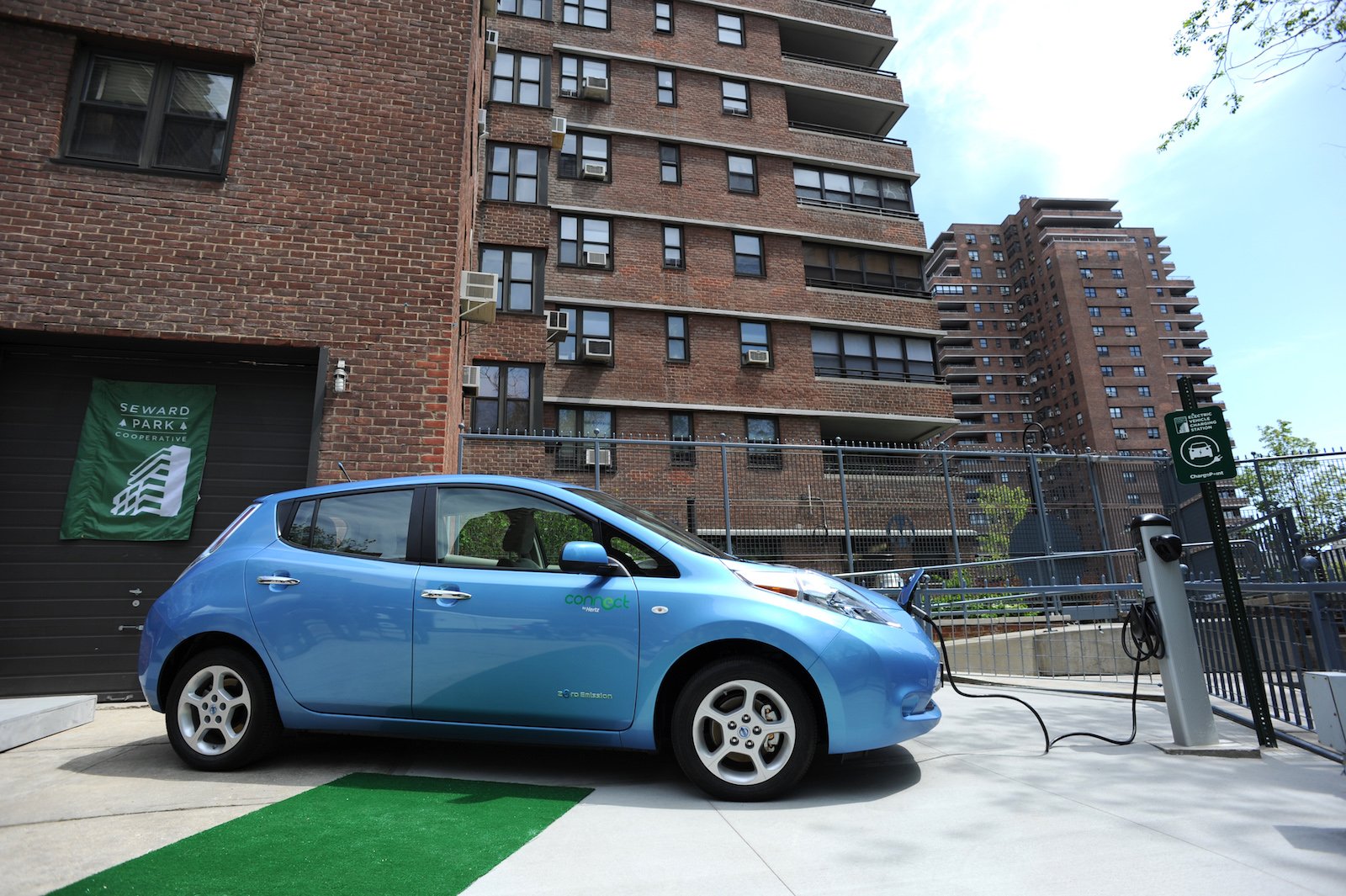Charging an electric car isn’t easy if you live in an apartment. But some drivers have found creative workarounds.