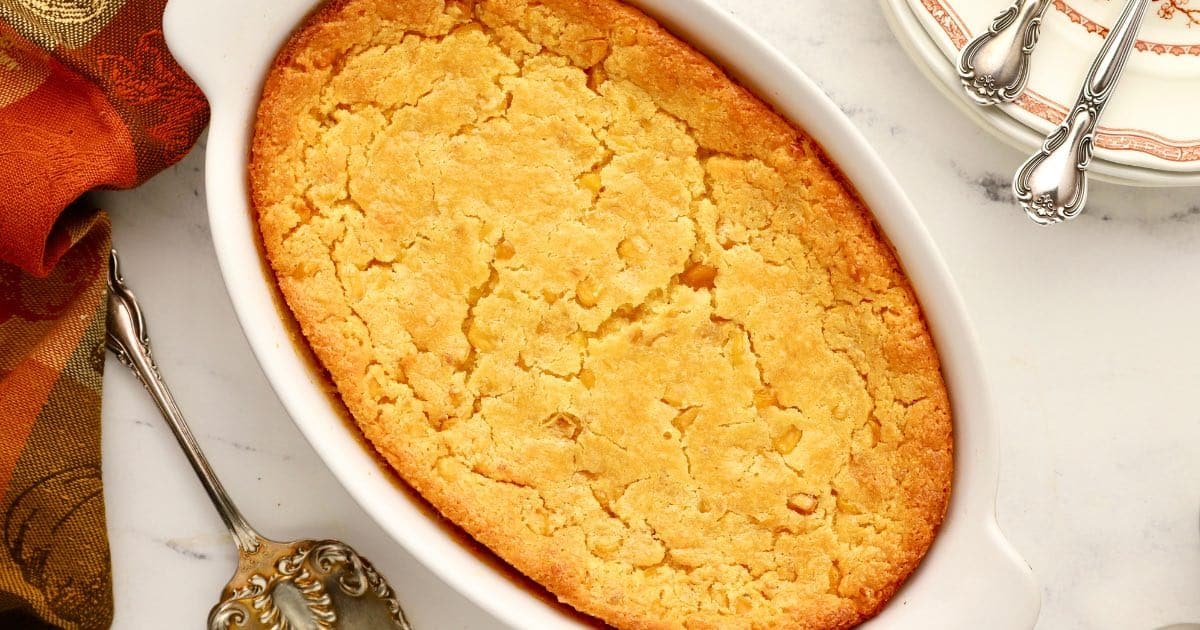 Easy Southern Cornbread Pudding