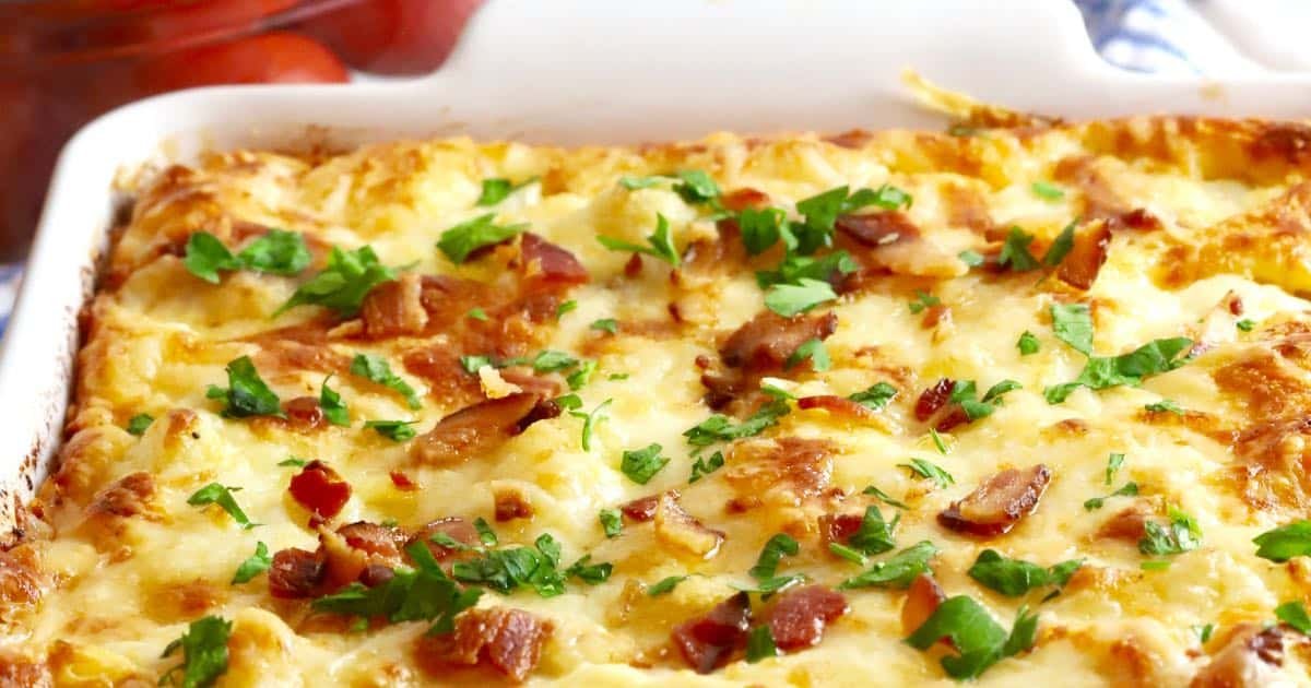 Baked Cauliflower with Gruyere Cheese