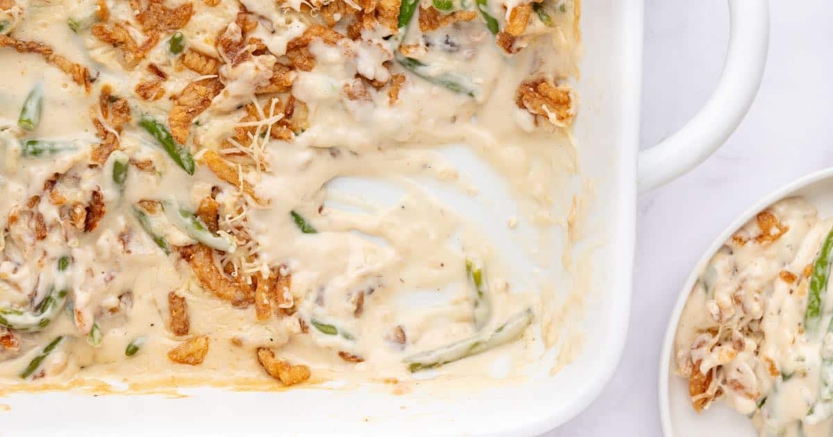 Southern Green Bean Casserole without Mushroom Soup
