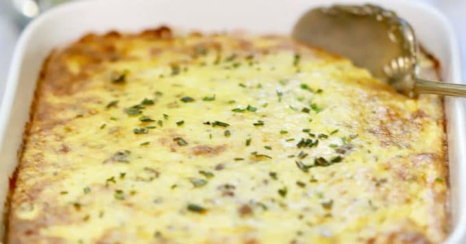 Make-Ahead Sausage and Grits Casserole