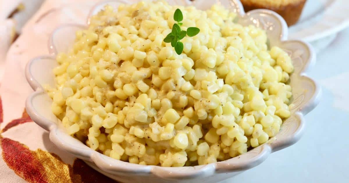 Southern Homemade Creamed Corn