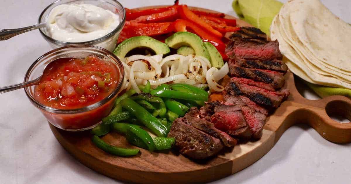 Sizzling Steak Fajitas – Grill or Skillet
