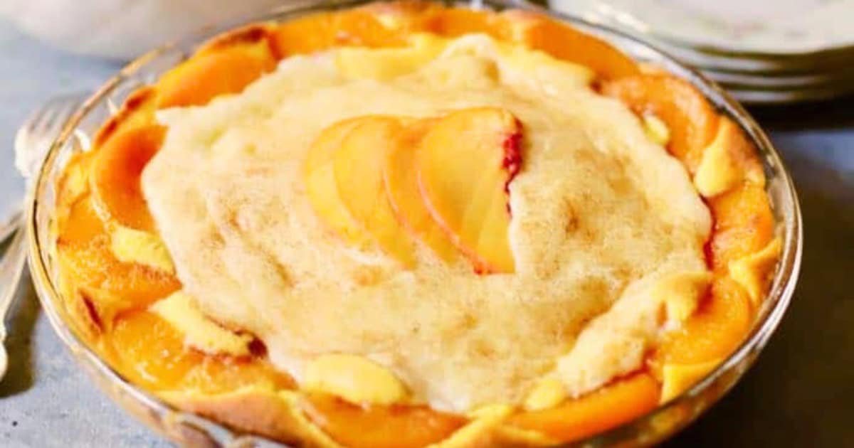 Easy Peaches and Cream Pie Recipe