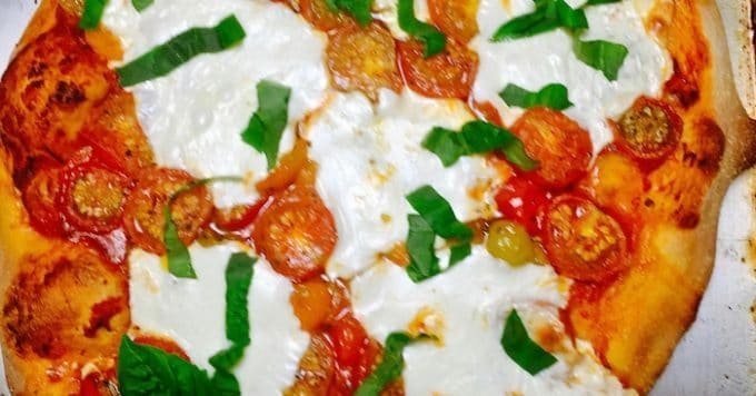 Rustic Roasted Cherry Tomato Pizza Recipe