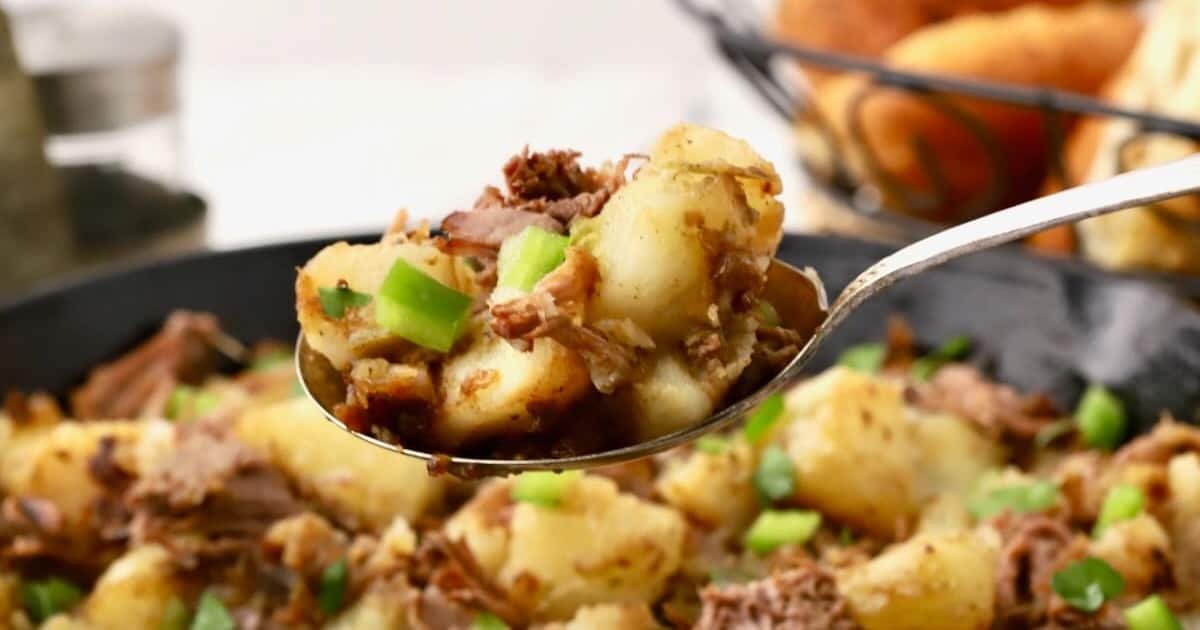 Easy Roast Beef Hash Recipe (Using Leftover Roast Beef)