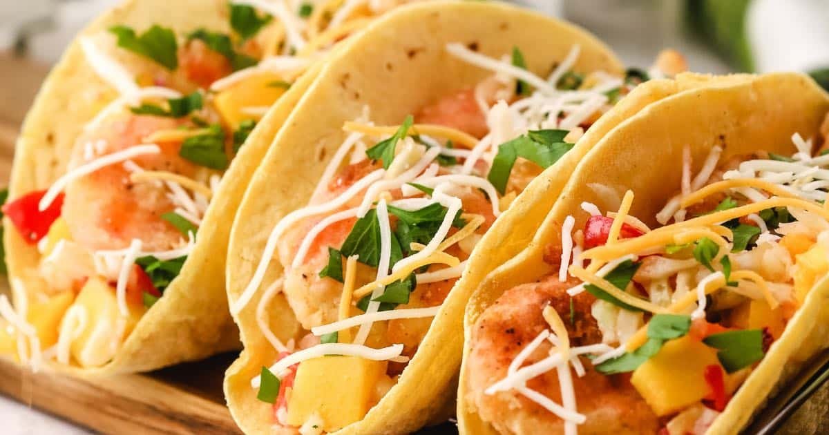 Crispy Fried Shrimp Tacos