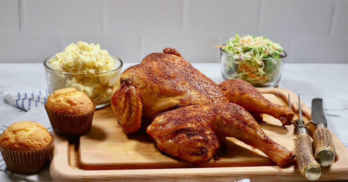 Smoked Spatchcock Chicken (Moist and Flavorful)