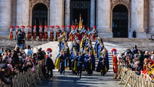What Song Did The Swiss Guard March To After The Conclave?