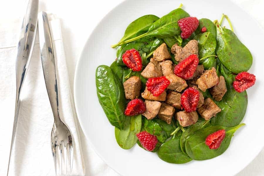Schweinefilet mit Himbeeren - Sonne für Deinen Gaumen