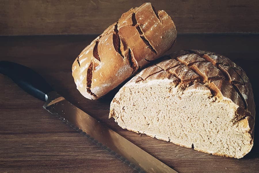 Dieses Roggenbrot ist mehr als Einfach, aber saulecker