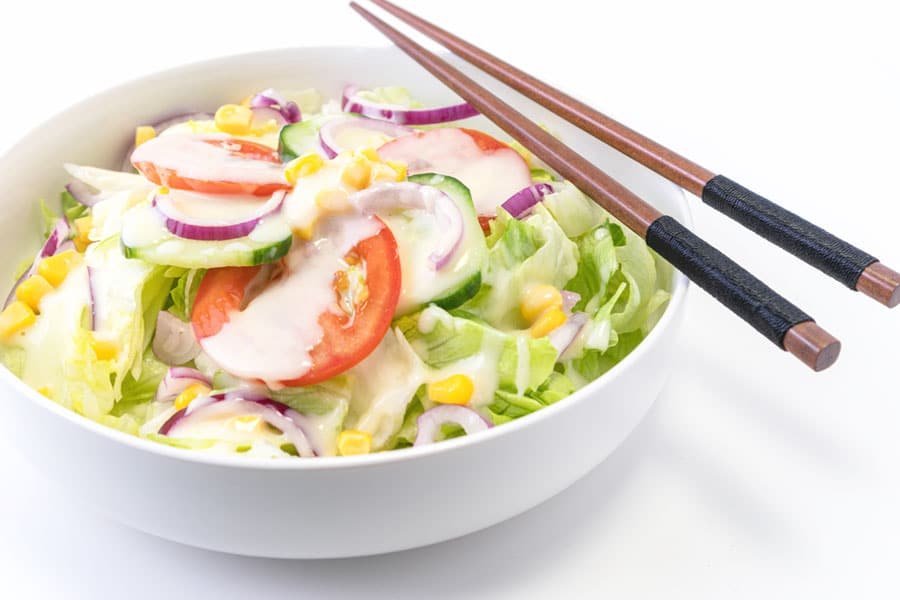 DAS ist die Salatsauce / das Salatdressing wie beim Chinesen