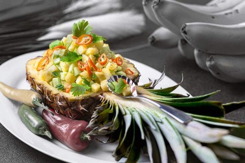 Asiatischer Ananas Gurken Salat - den musst Du probieren!