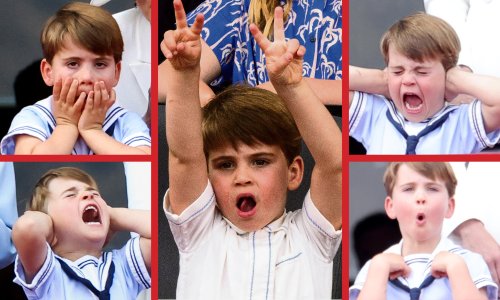 Bored, cross, cheeky: how Prince Louis captured the mood of the nation