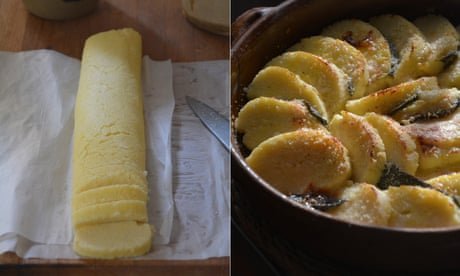 Rachel Roddy's recipe for semolina gnocchi with butter, parmesan and sage