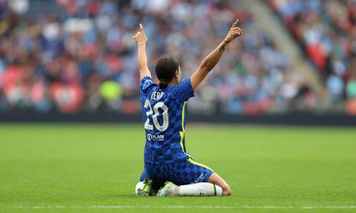‘She is ridiculous’: Sam Kerr earns yet more plaudits after match-winner in FA Cup final