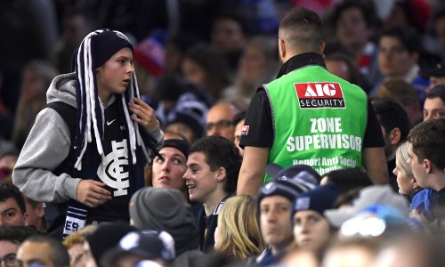 We all want to feel safe at the footy but the AFL must rethink its crowd security approach