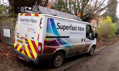 It’s super slow waiting for BT to install our fibre broadband