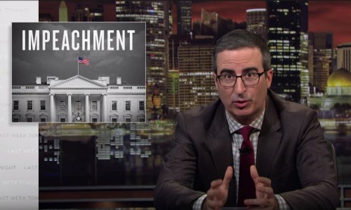 John Oliver on impeachment: 'The case for inaction is starting to get weak'