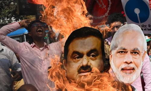 ‘Financial pariah’: Adani crisis grows with protests in India over fraud claims