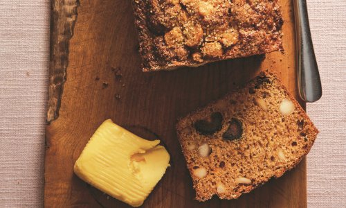 Medjool date, honey and macadamia breakfast loaf recipe by Sarit Packer and Itamar Srulovich