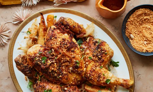 West African-spiced chicken, curry leaf carrots: Ottolenghi’s Christmas feast – recipes